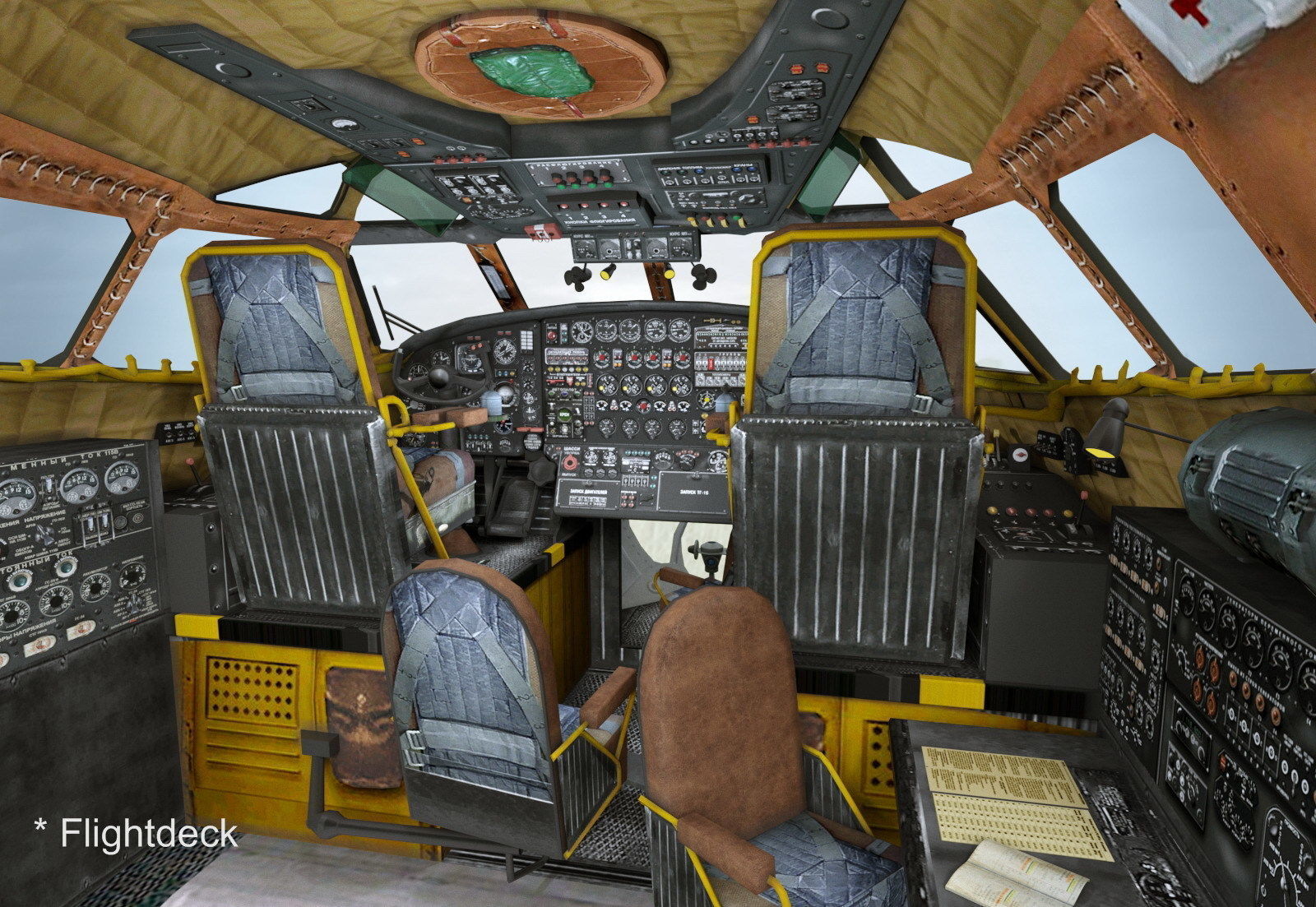 Antonov An-12B conversion 3D model_14