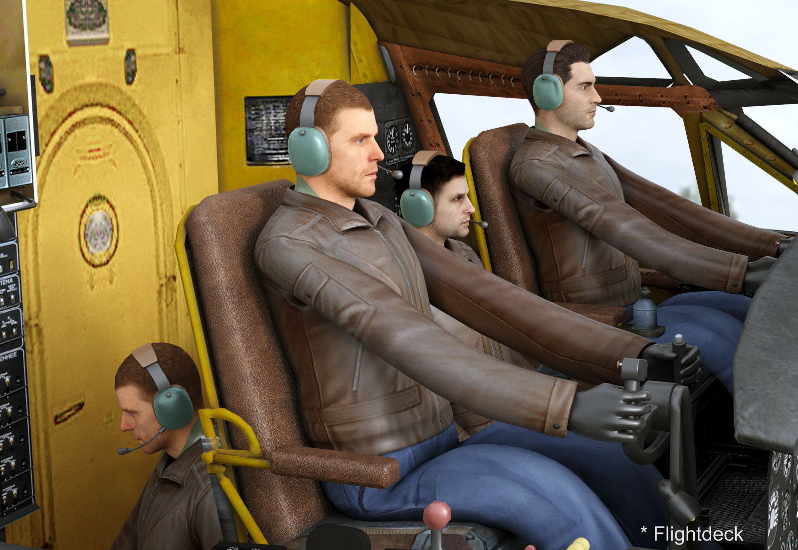Antonov An-12B conversion 3D model_13