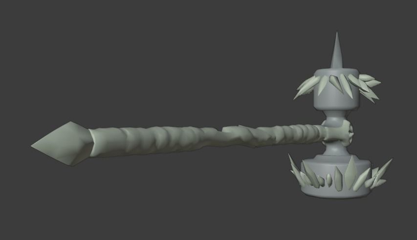 Hammer Shao Kahn MK11 - Version 6 - 3D print model_4