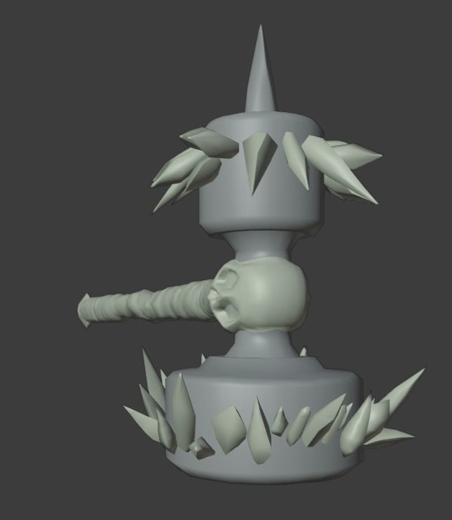 Hammer Shao Kahn MK11 - Version 6 - 3D print model_5