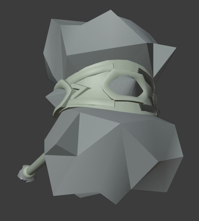 Hammer Shao Kahn MK11 - Version 15 - 3D print model_5