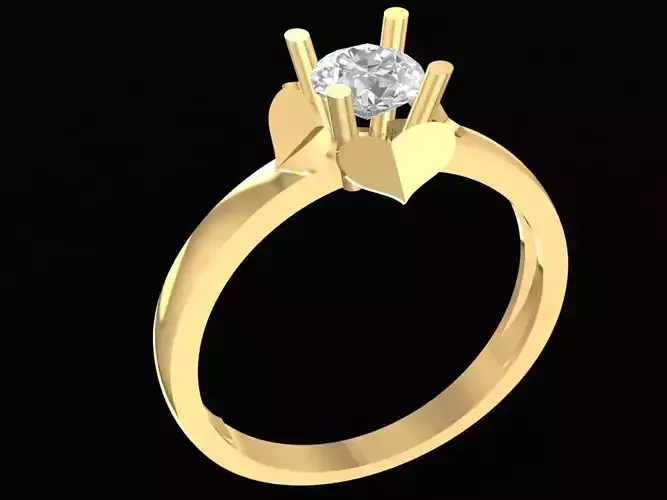 Classic Solitaire Diamond Ring for Women 2537