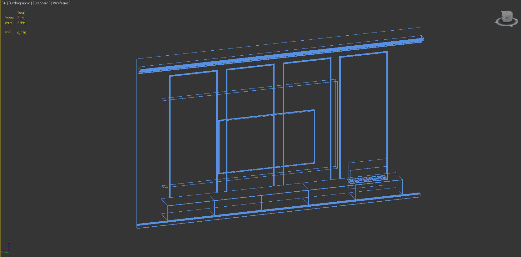 WALL TV SET 3 3D model_4