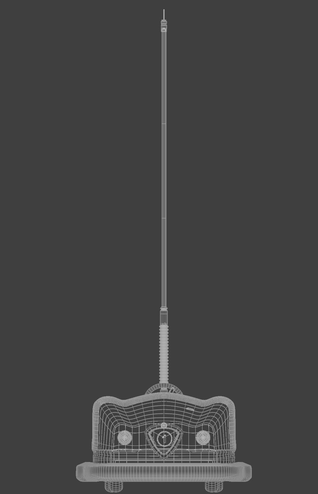 Old Bumper car 3D model_8