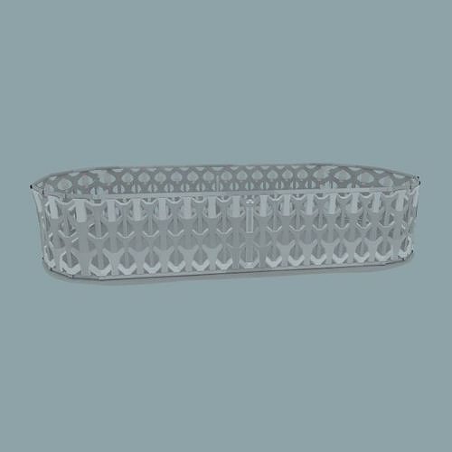 Utensil basket Low-poly 3D model