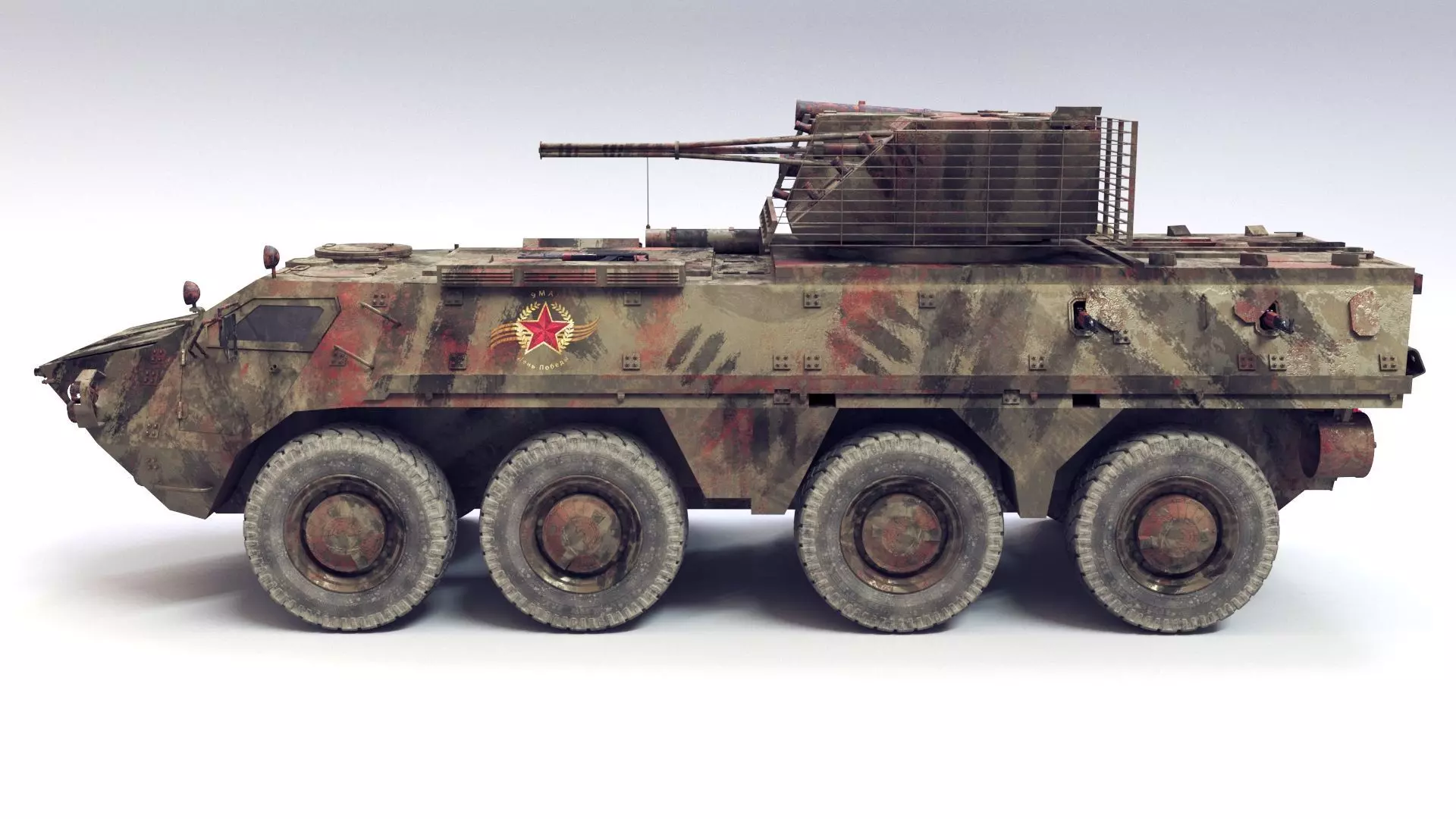 BTR-4 Armoured personnel carrier 3D model