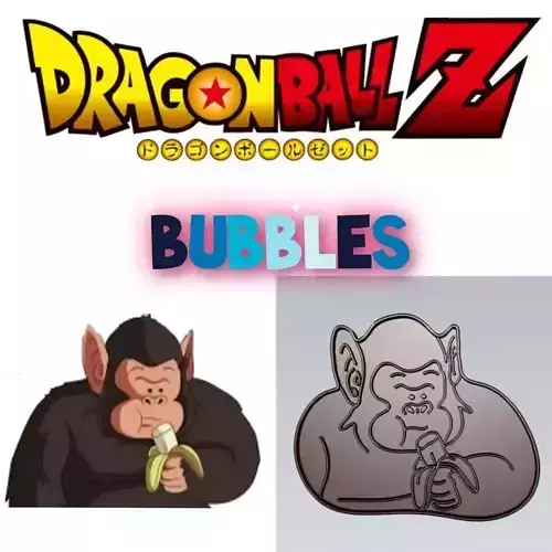 Amazing Dragon Ball Character Bubbles Cookie Cutter Decoration