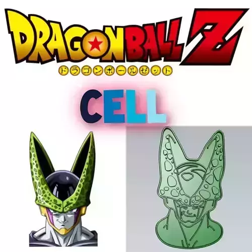 Amazing Dragon Ball Character Cell Cookie Cutter Decoration
