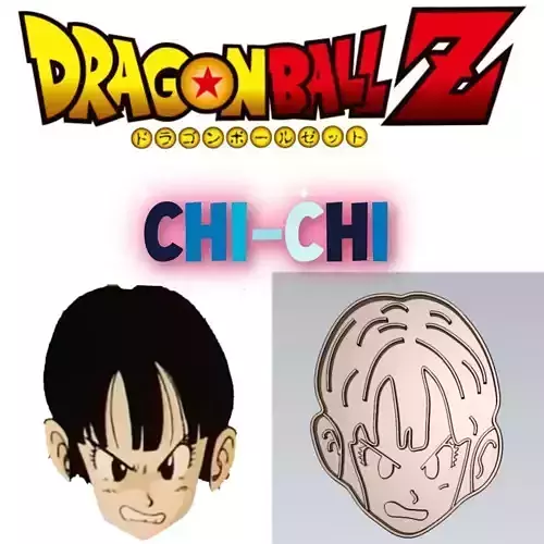 Amazing Dragon Ball Character Chichi Cookie Cutter Decoration