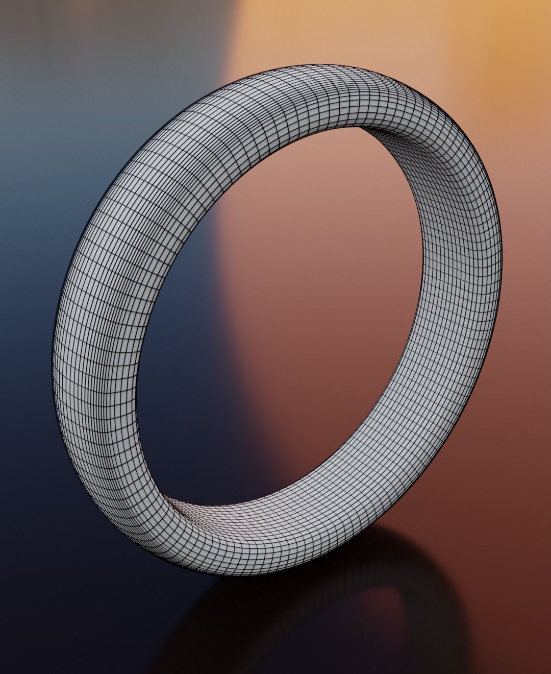 The One Ring from LOTR Low-poly 3D model_8