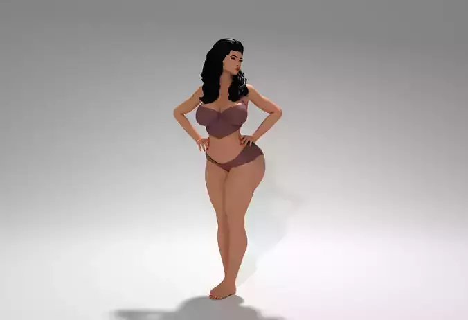 Sexy Beautiful Woman Posing