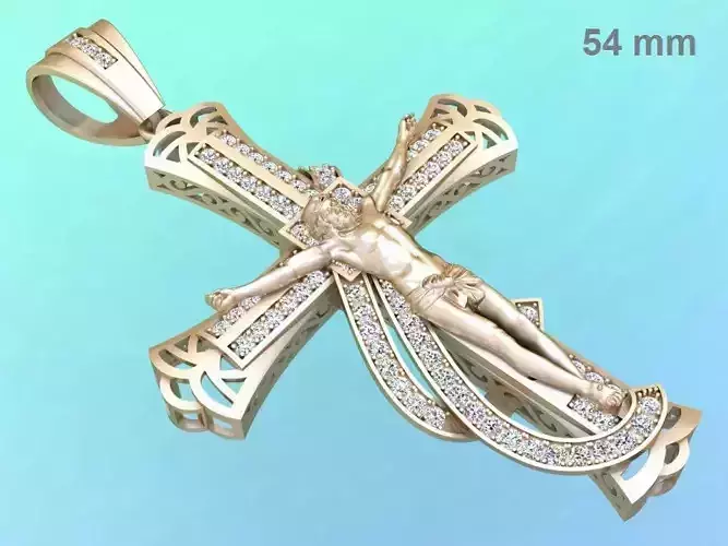 God jesus Pendant -  cross Pendant