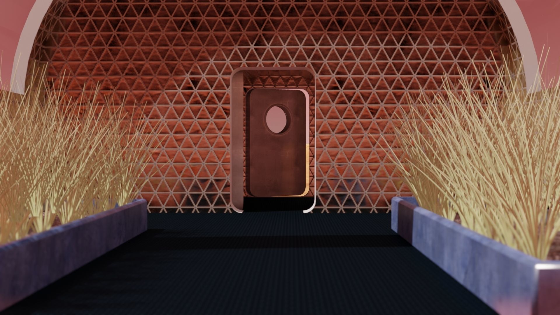 Mars farm Low-poly 3D model_5