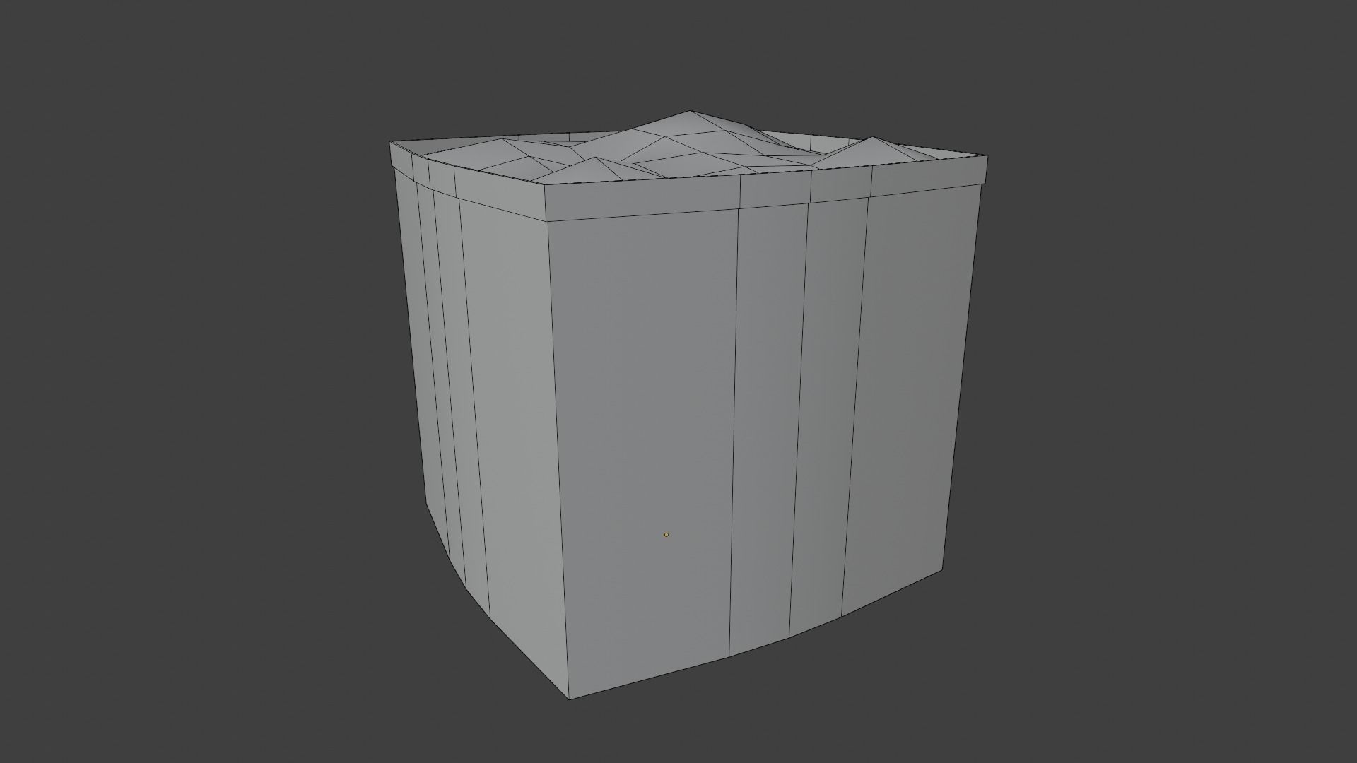 Military Hesco Barrier PBR Low Poly Game Ready Low-poly 3D model_6