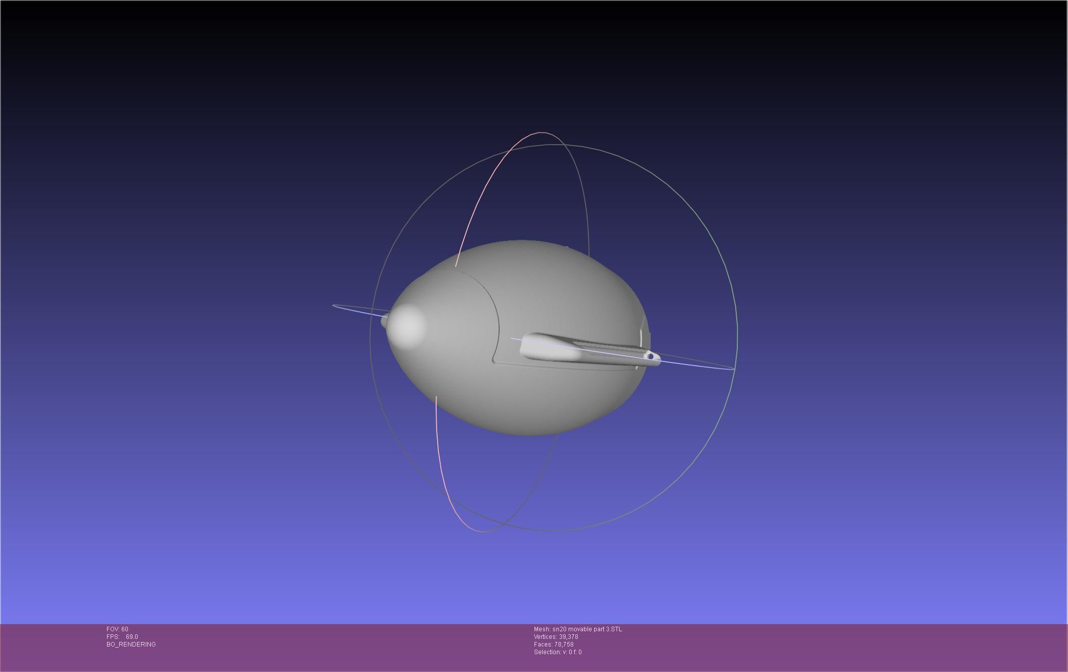 Space X Starship SN20 Basic Movable Joint Assembly 3D print model_74