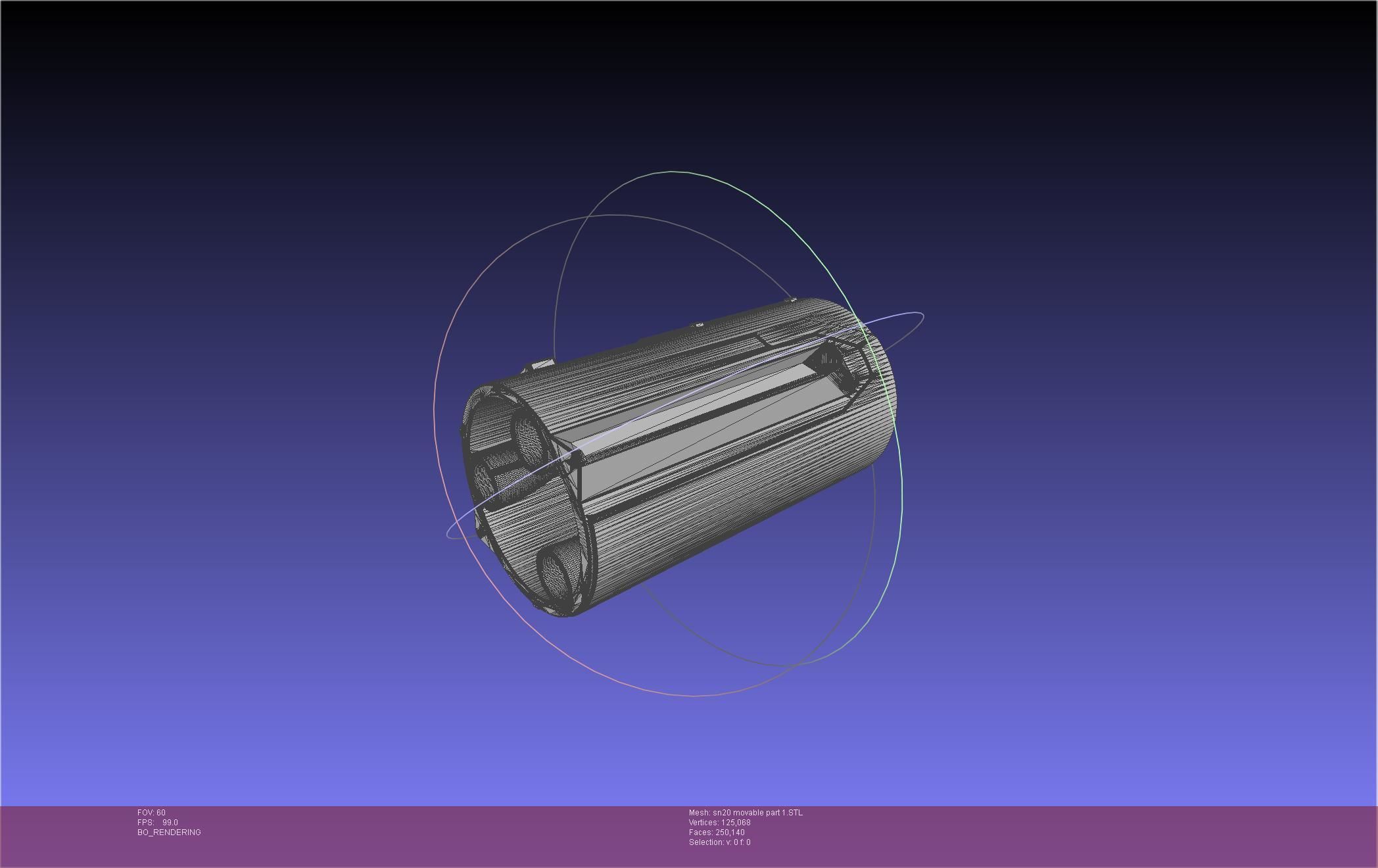 Space X Starship SN20 Basic Movable Joint Assembly 3D print model_59