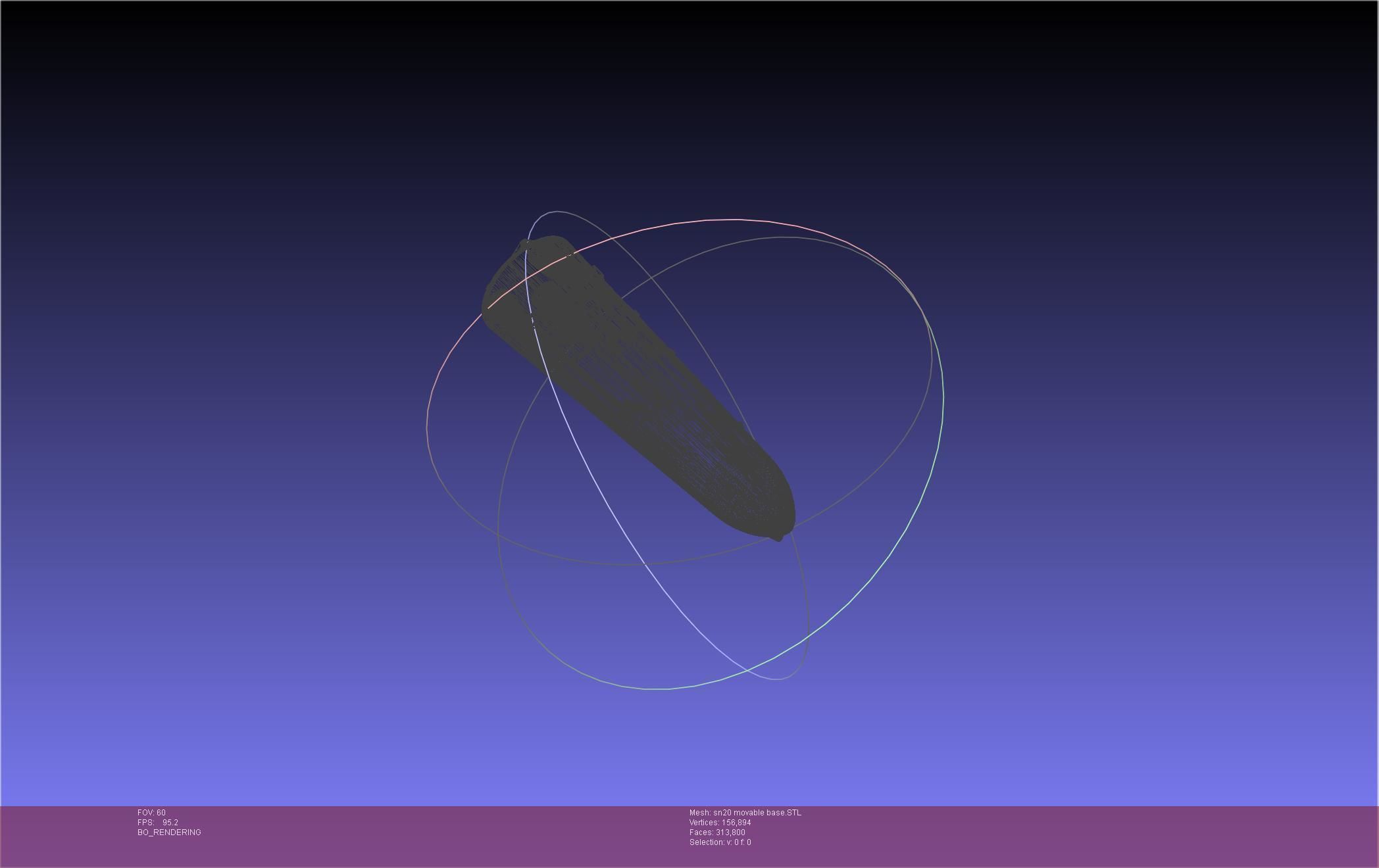 Space X Starship SN20 Basic Movable Joint Assembly 3D print model_19