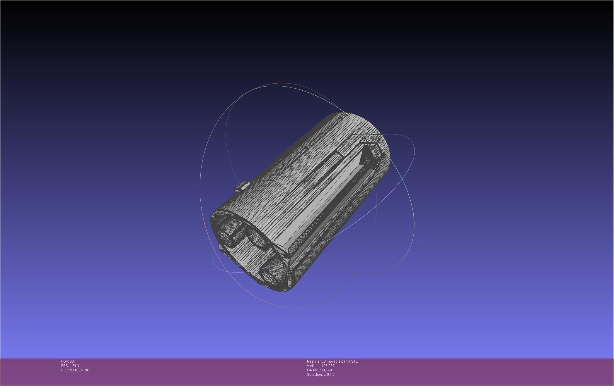 Space X Starship SN20 Basic Movable Joint Assembly 3D print model_58