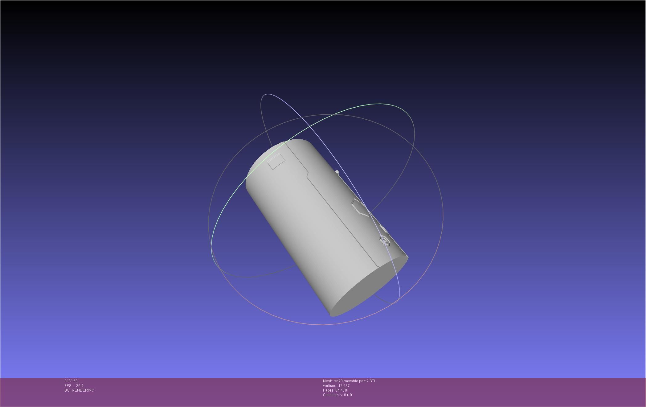 Space X Starship SN20 Basic Movable Joint Assembly 3D print model_64