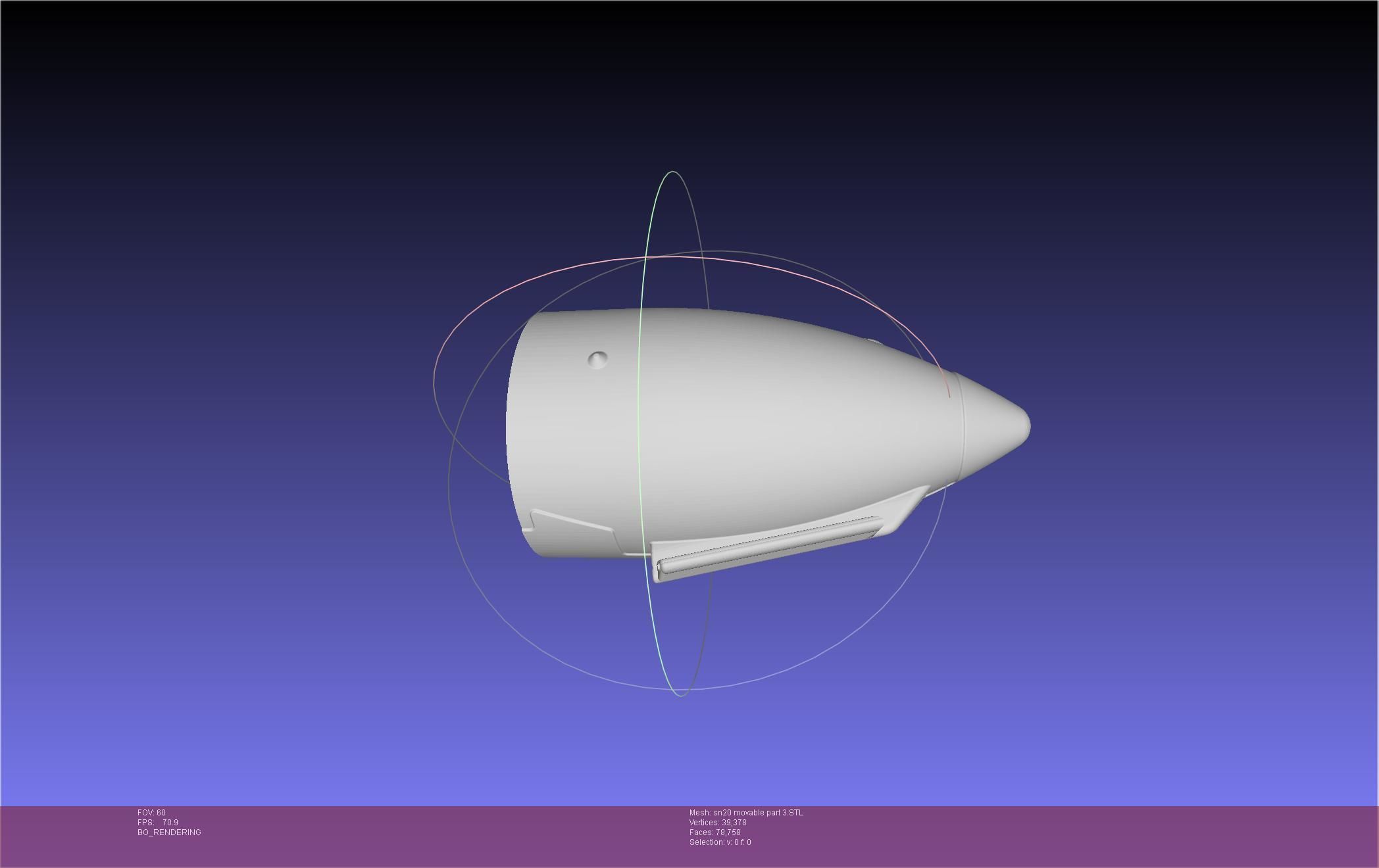 Space X Starship SN20 Basic Movable Joint Assembly 3D print model_77