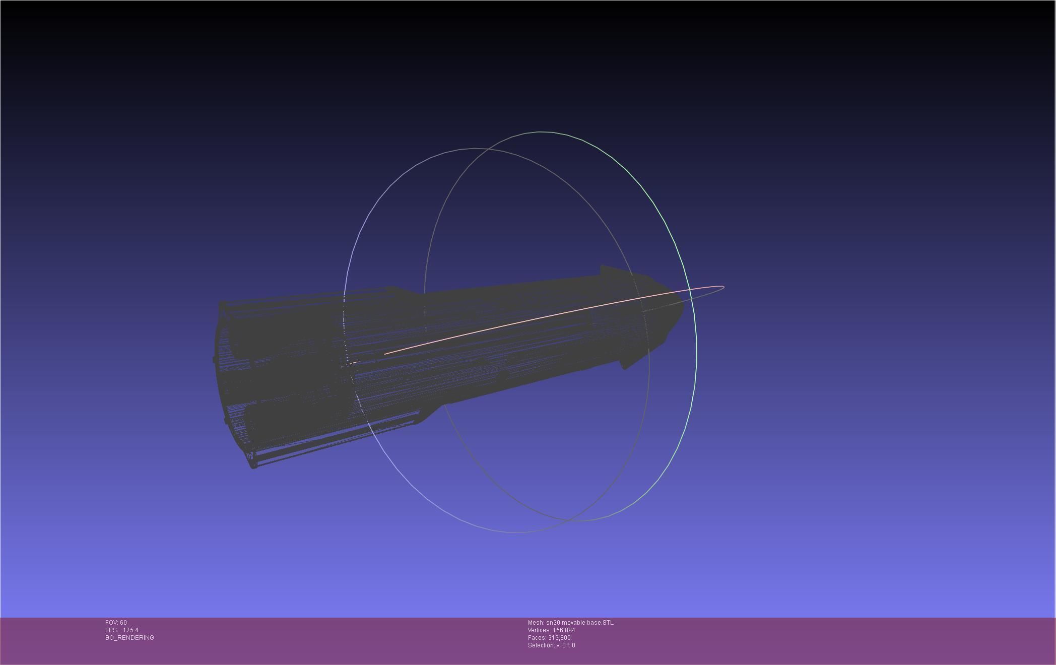 Space X Starship SN20 Basic Movable Joint Assembly 3D print model_20