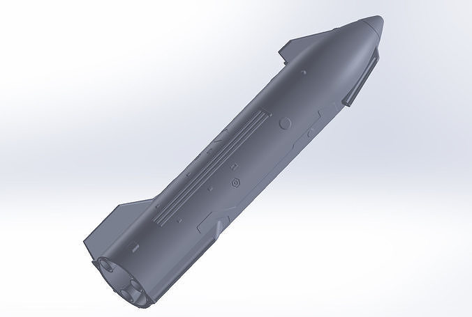 Space X Starship SN20 Basic Movable Joint Assembly 3D print model