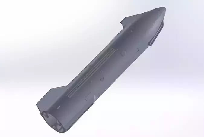 Space X Starship SN20 Basic Movable Joint Assembly 3D print model
