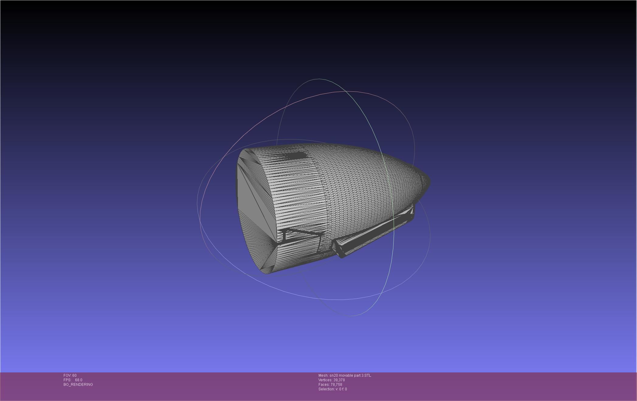 Space X Starship SN20 Basic Movable Joint Assembly 3D print model_78