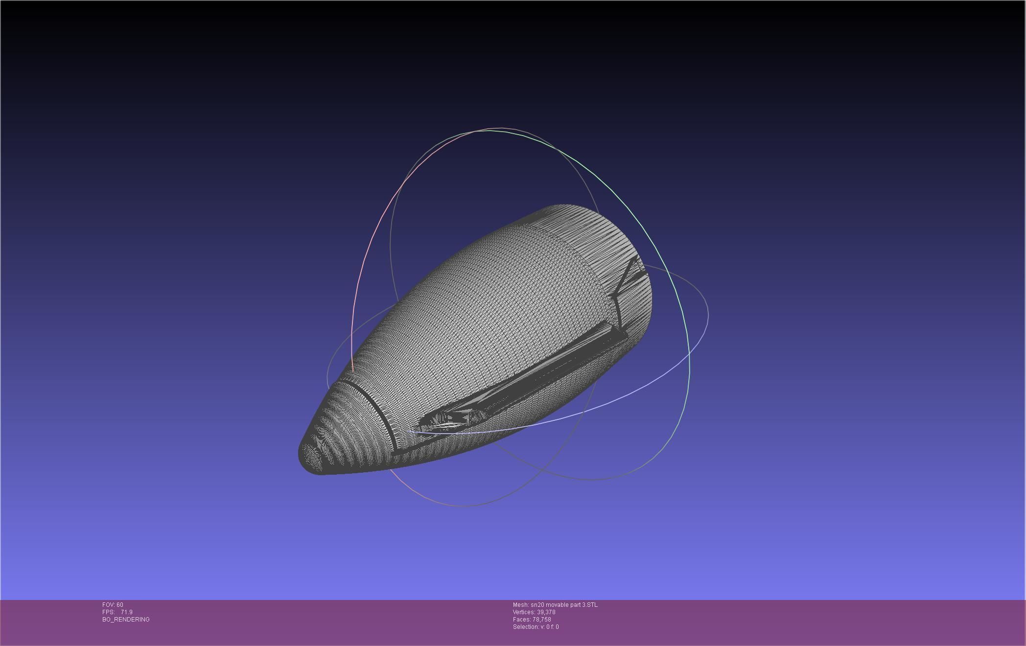 Space X Starship SN20 Basic Movable Joint Assembly 3D print model_82