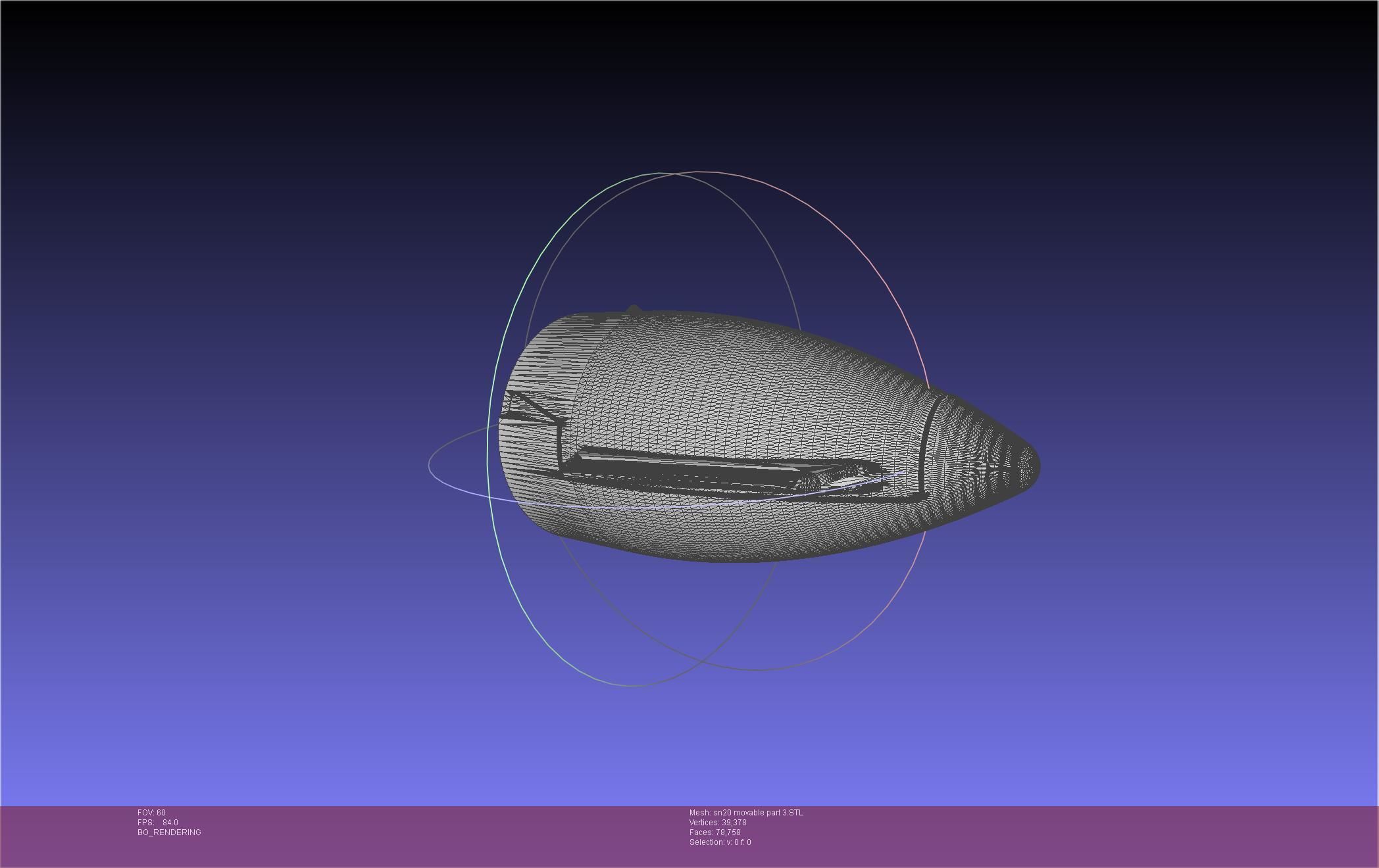 Space X Starship SN20 Basic Movable Joint Assembly 3D print model_80