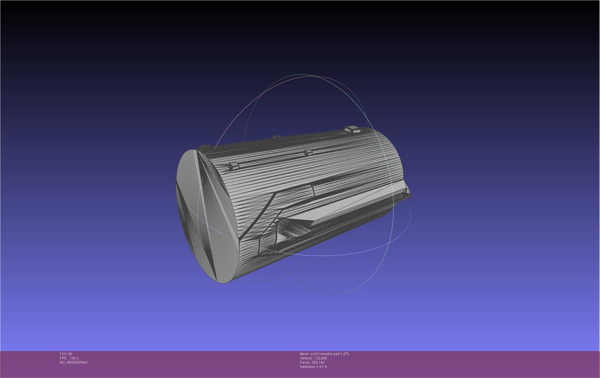 Space X Starship SN20 Basic Movable Joint Assembly 3D print model_62