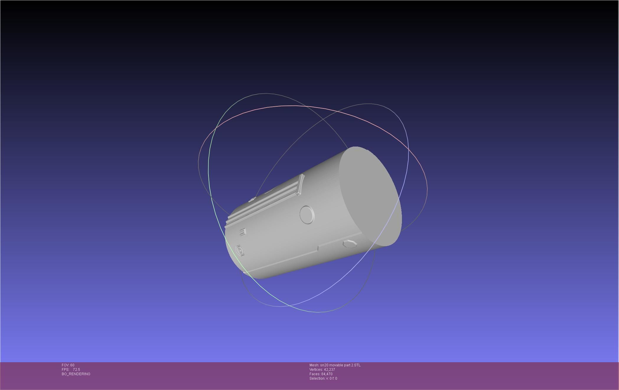 Space X Starship SN20 Basic Movable Joint Assembly 3D print model_67