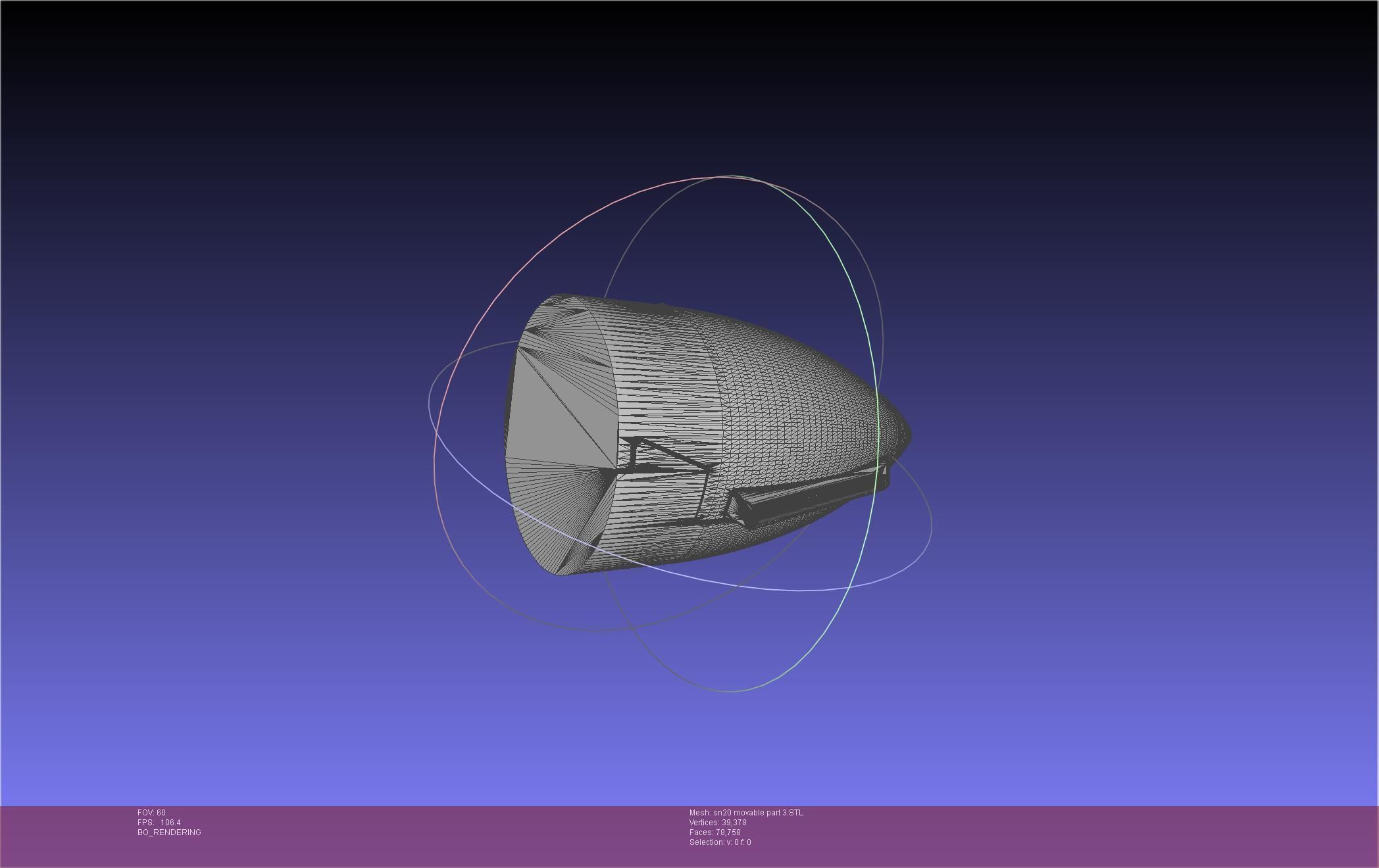 Space X Starship SN20 Basic Movable Joint Assembly 3D print model_79