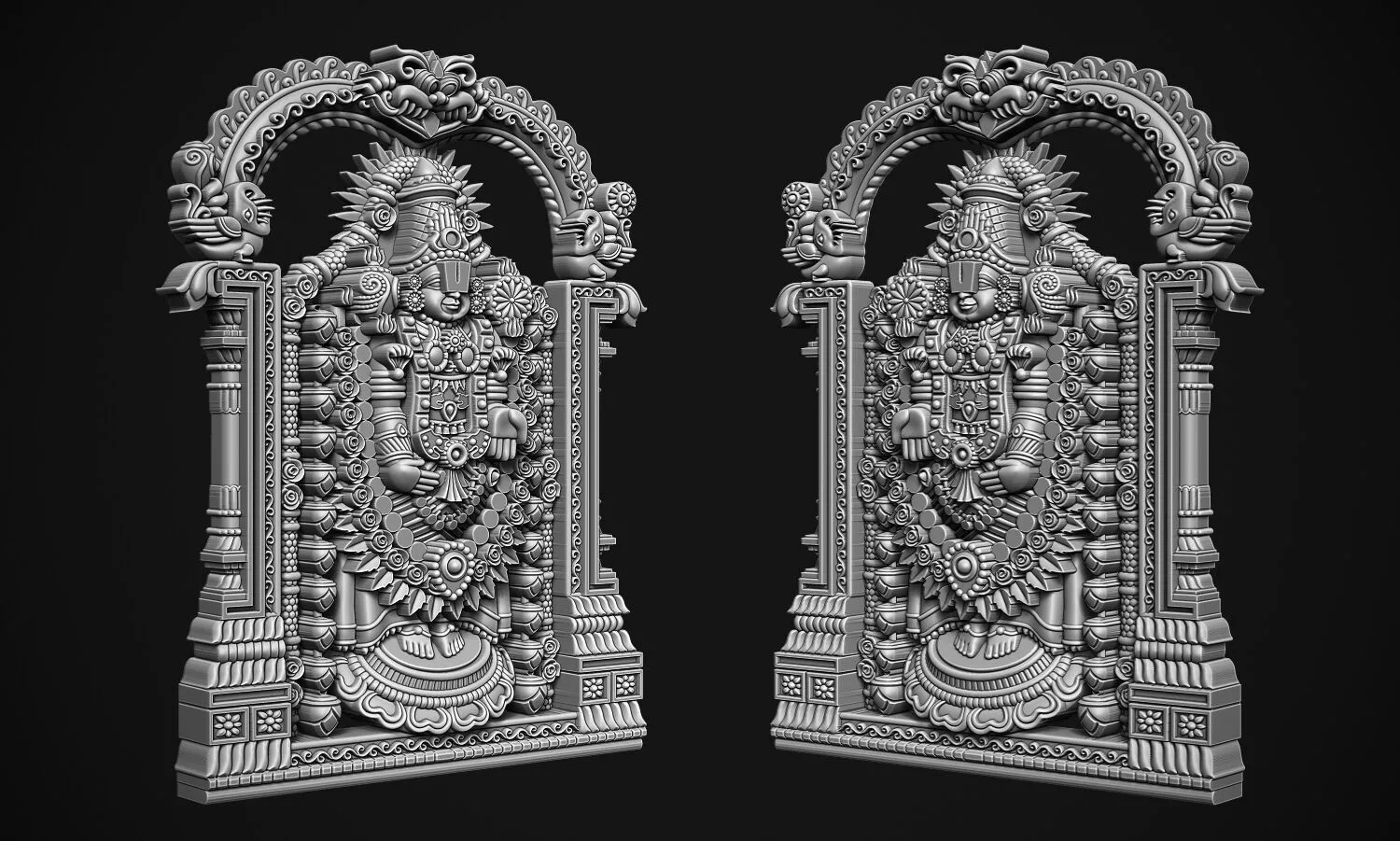 BalaJi Relief 3D print model
