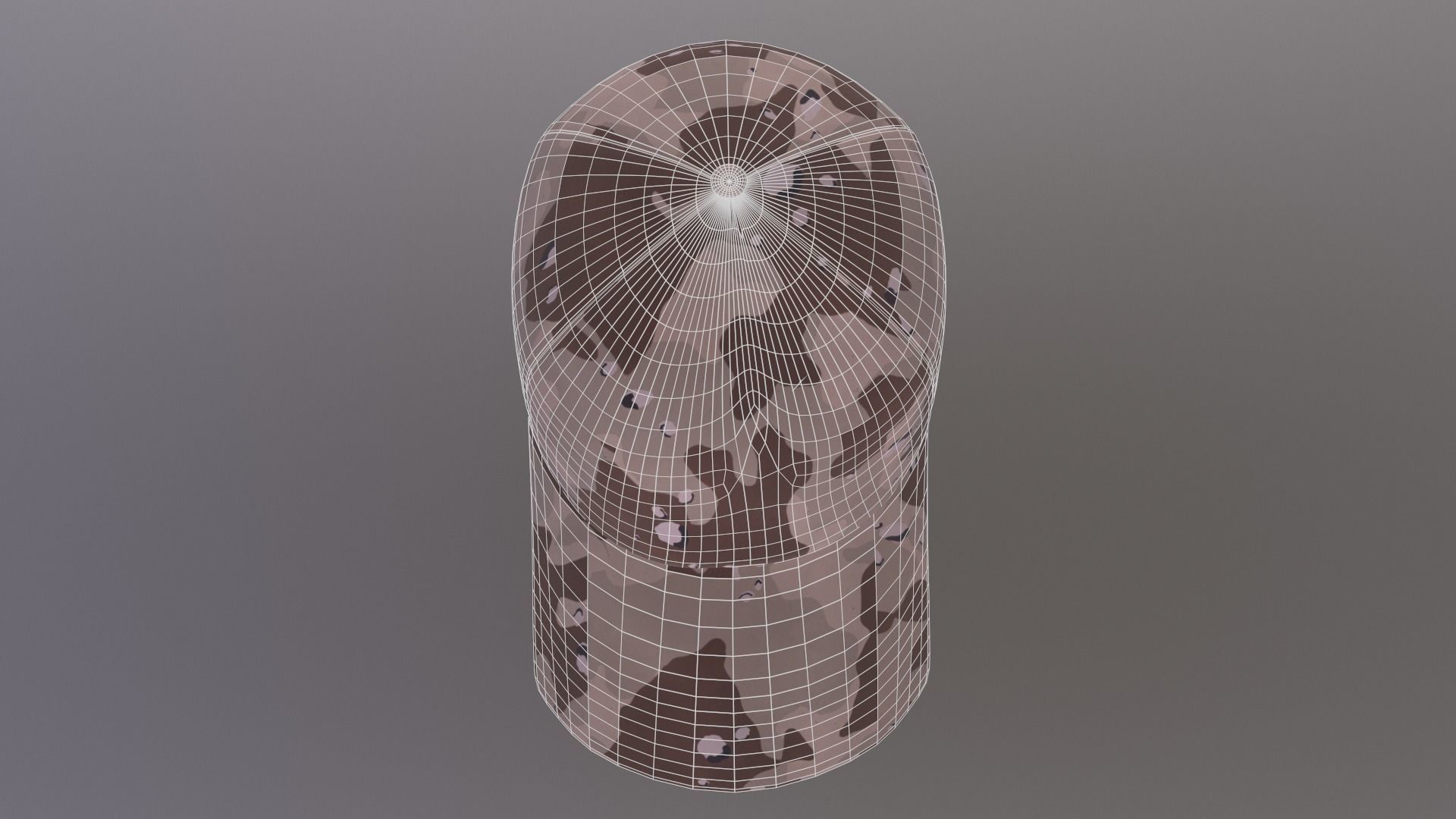 Hat - Como Desert Game Ready Low-poly 3D model_17