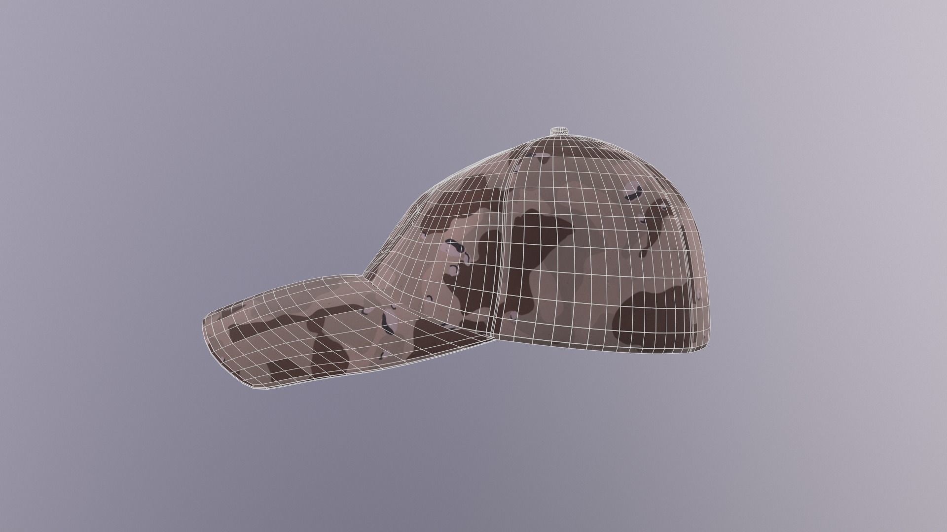 Hat - Como Desert Game Ready Low-poly 3D model_15