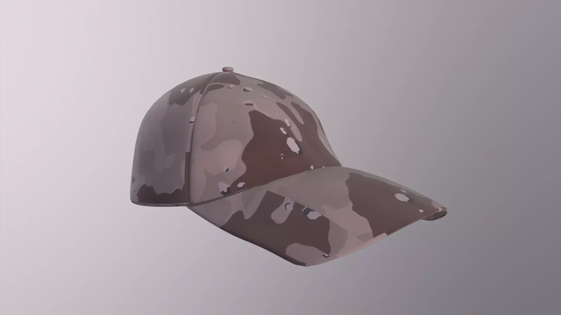 Hat - Como Desert Game Ready Low-poly 3D model_0