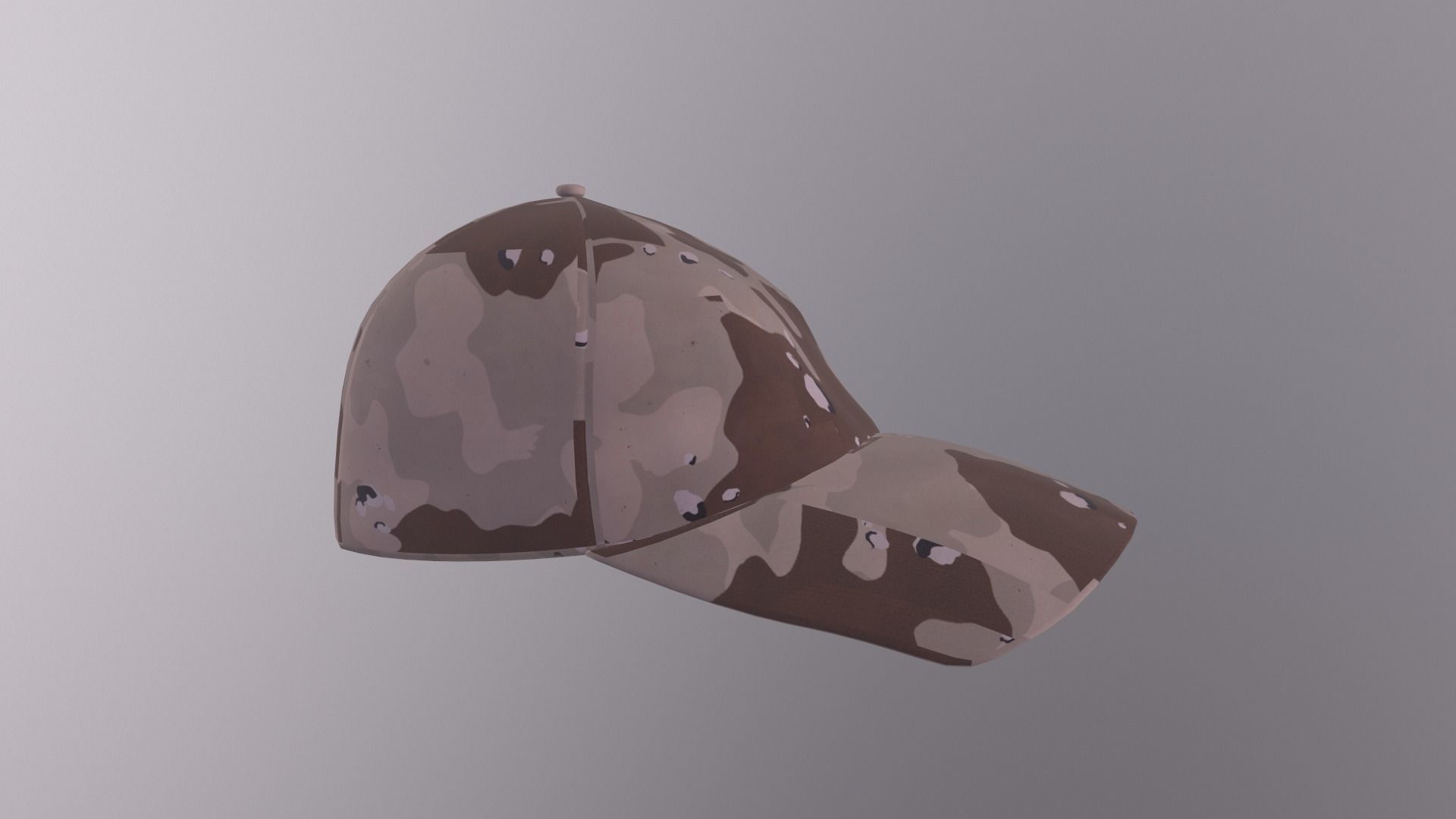 Hat - Como Desert Game Ready Low-poly 3D model_6