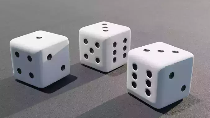  Black and White Dice