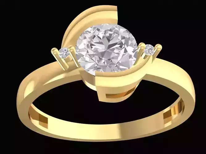 Classic Solitaire Engagement Ring 2540