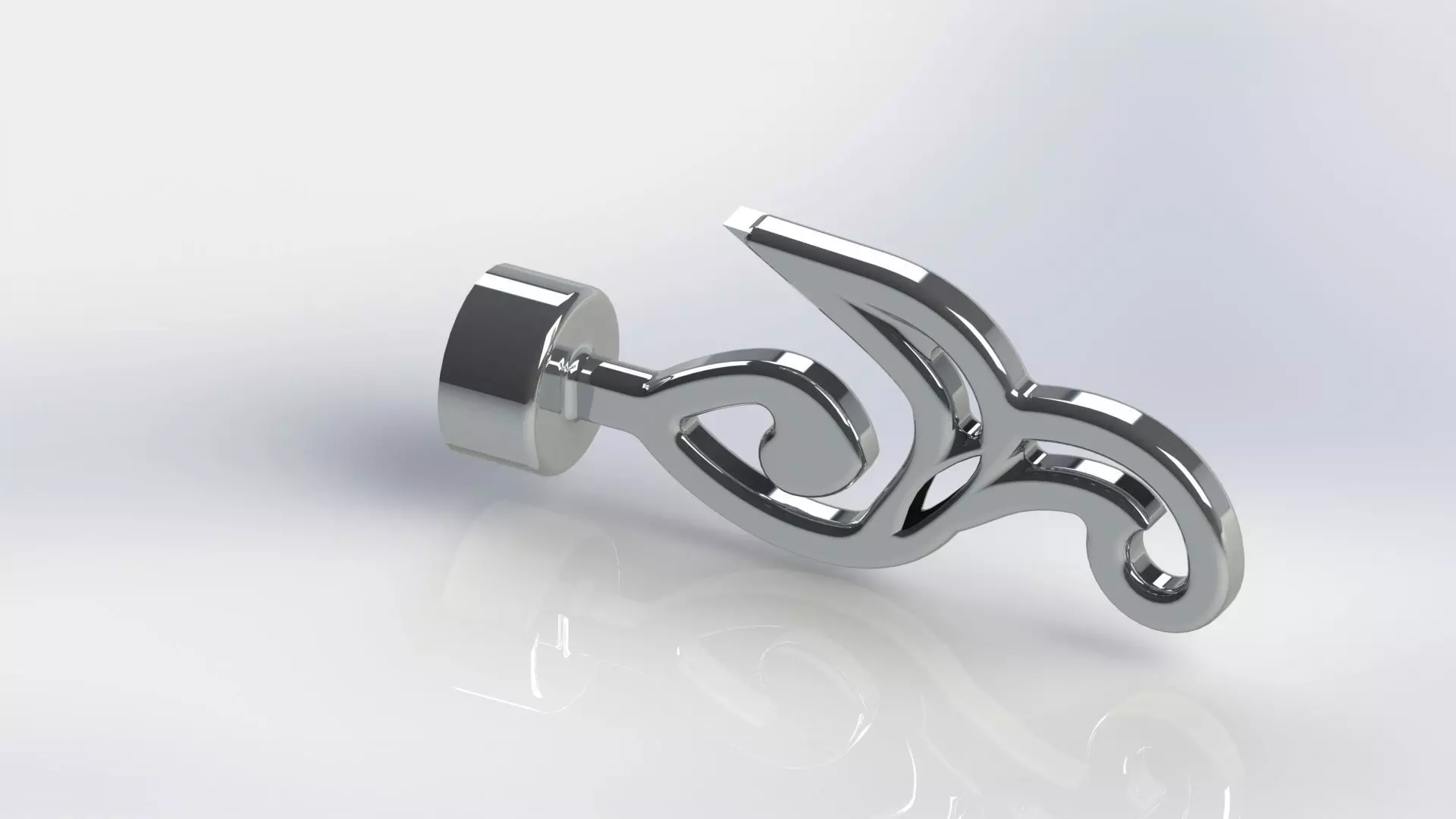 3D Curtain Bracket Model 3D print model