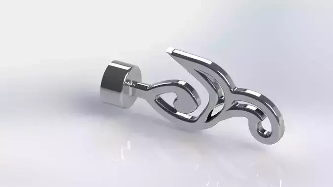 3D Curtain Bracket Model 3D print model