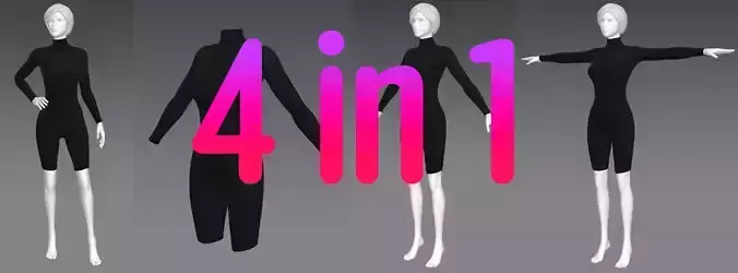 Woman Clothing 4 in 1 set61