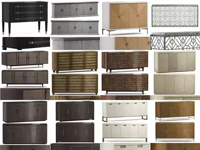 Furniture Sideboard and Chest of drawer Collection 05 