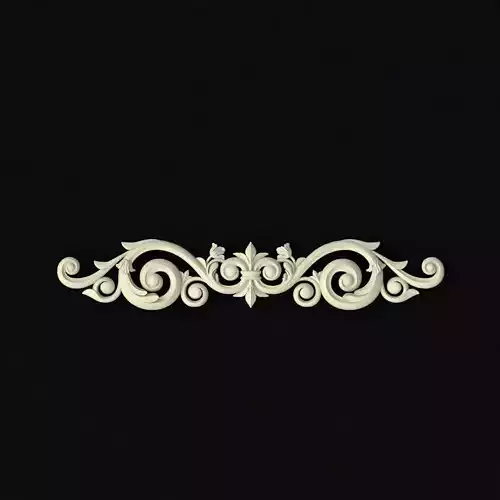 Central decor ornament for furniture