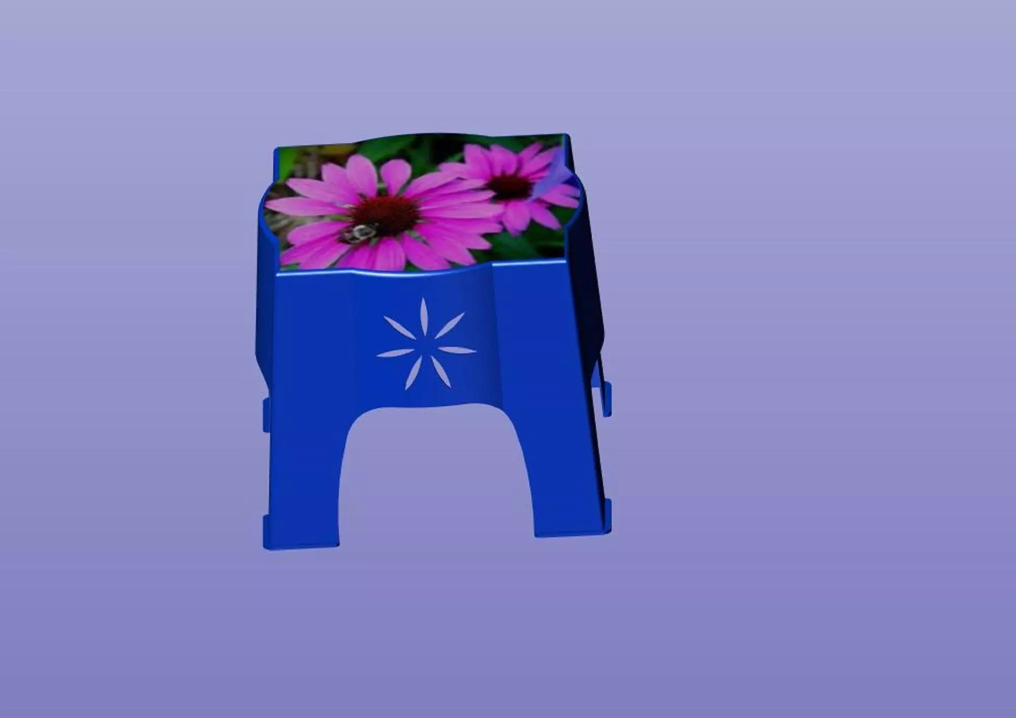 3d plastic stool 3D print model