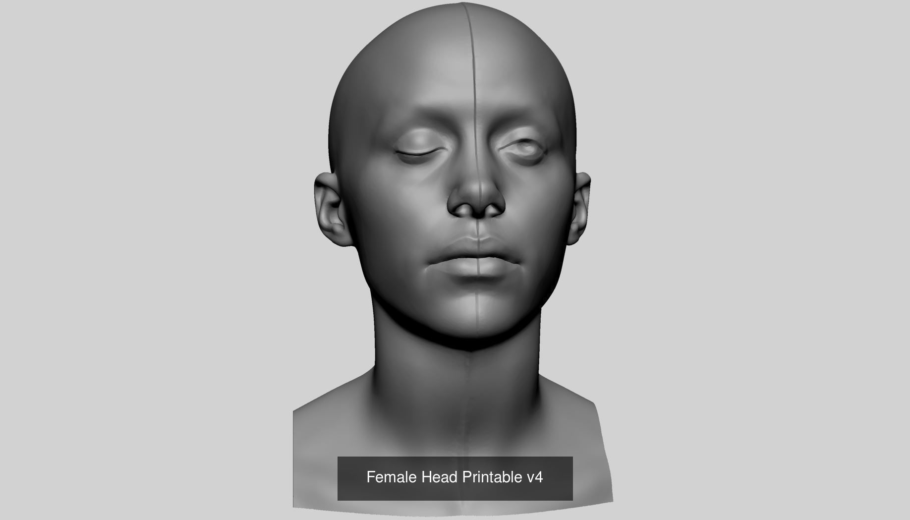 Female Head 3DPrint Collection _5