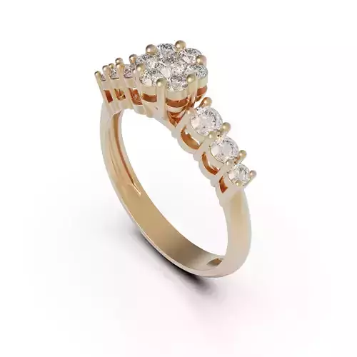 Diamond ring F-round