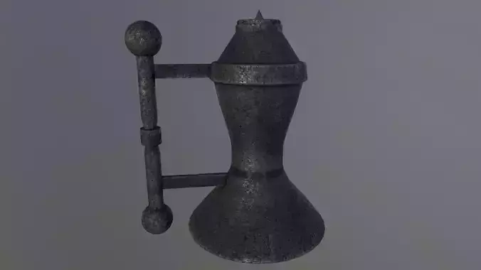 129Medieval Prop Game Ready Low Poly 3D Model  Low-poly 3D model