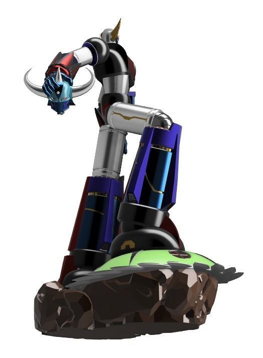 BIG SIZE 64cm grendizer goldorak goldlake statue  3d model 3D print model_4